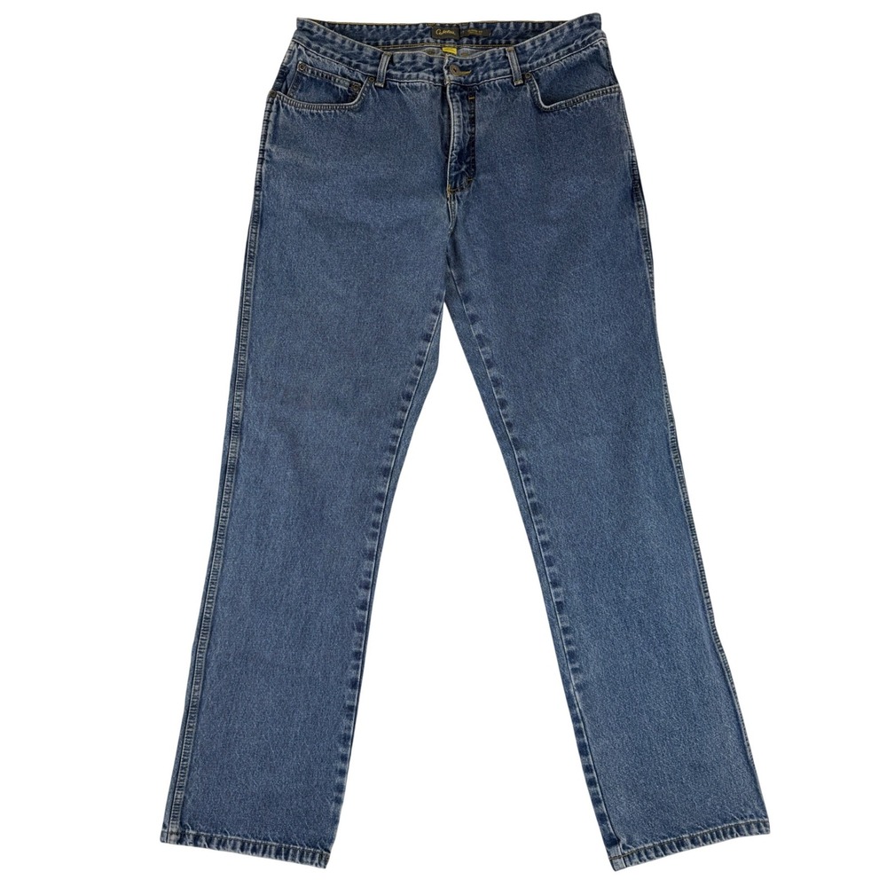 Cabelas‎ Jeans Mens 36x36 Blue Classic Fit Straight Leg 100% Cotton M25PT163